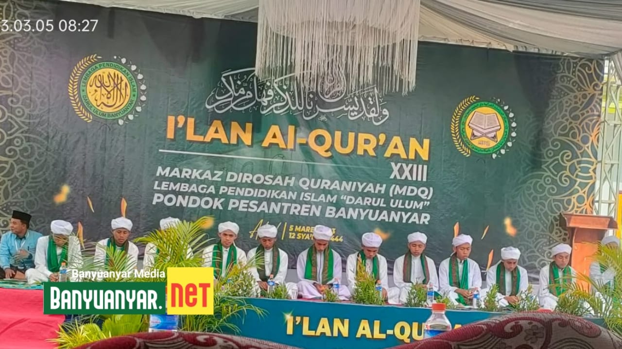 Banyuanyar Kembali I`lan Santri Tahfidz Al-Qur`an