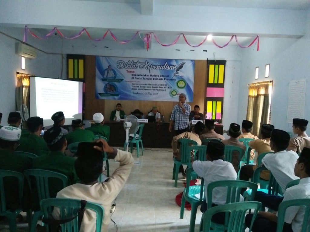 Jelang Ramadhan DEMA STIBA Gelar Diklat Kepenulisan.