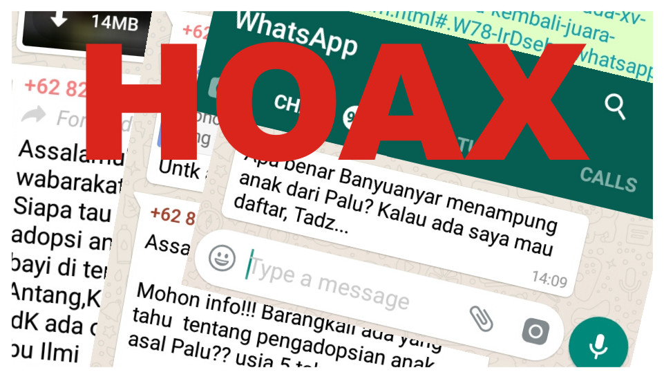 Hoax, Kabar Banyuanyar Menampung Anak Korban Gempa Palu