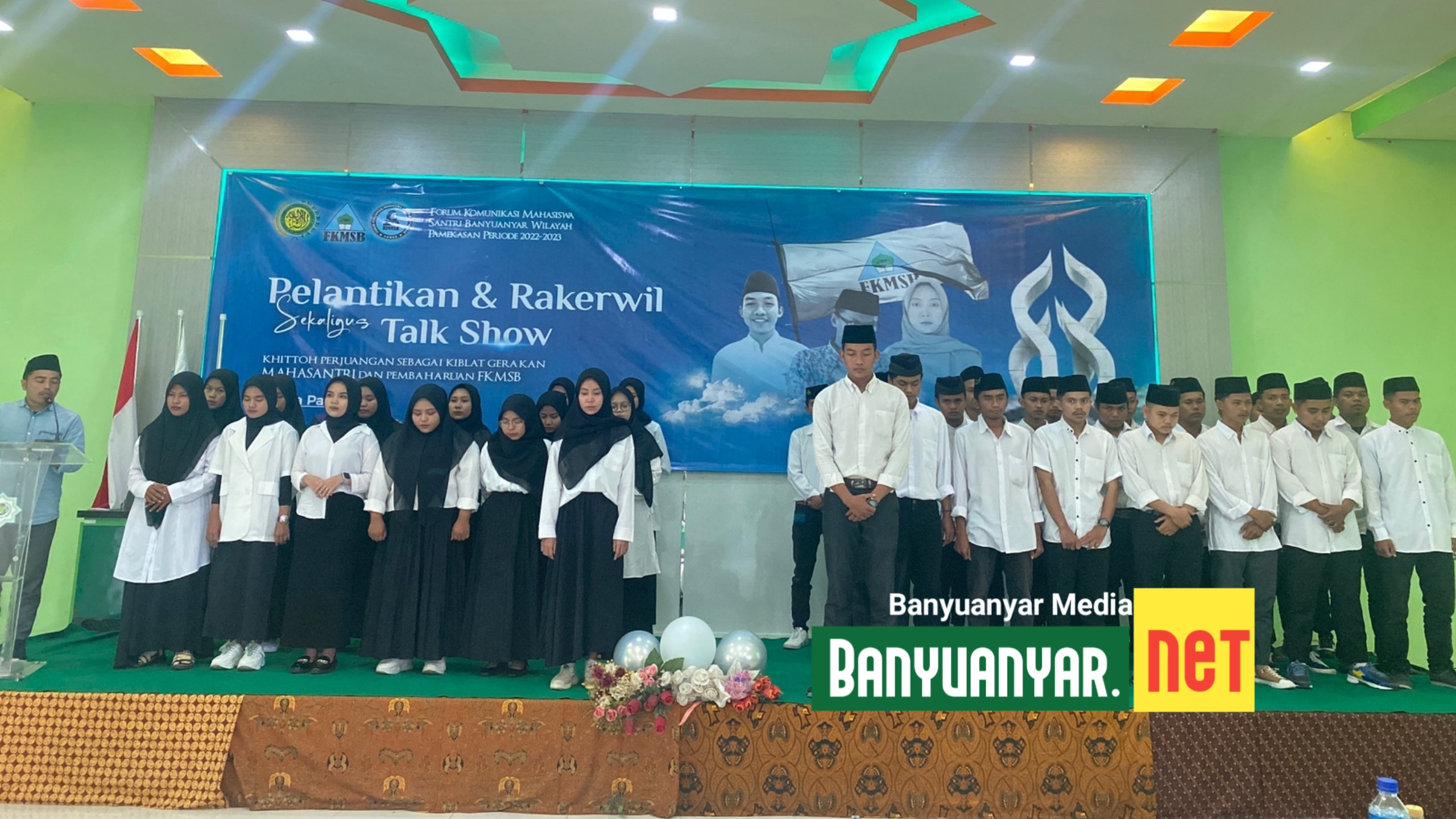 Lekatkan Khittoh Perjuangan, FKMSB Pamekasan Sukses gelar Pelantikan Pengurus sekaligus Talkshow 