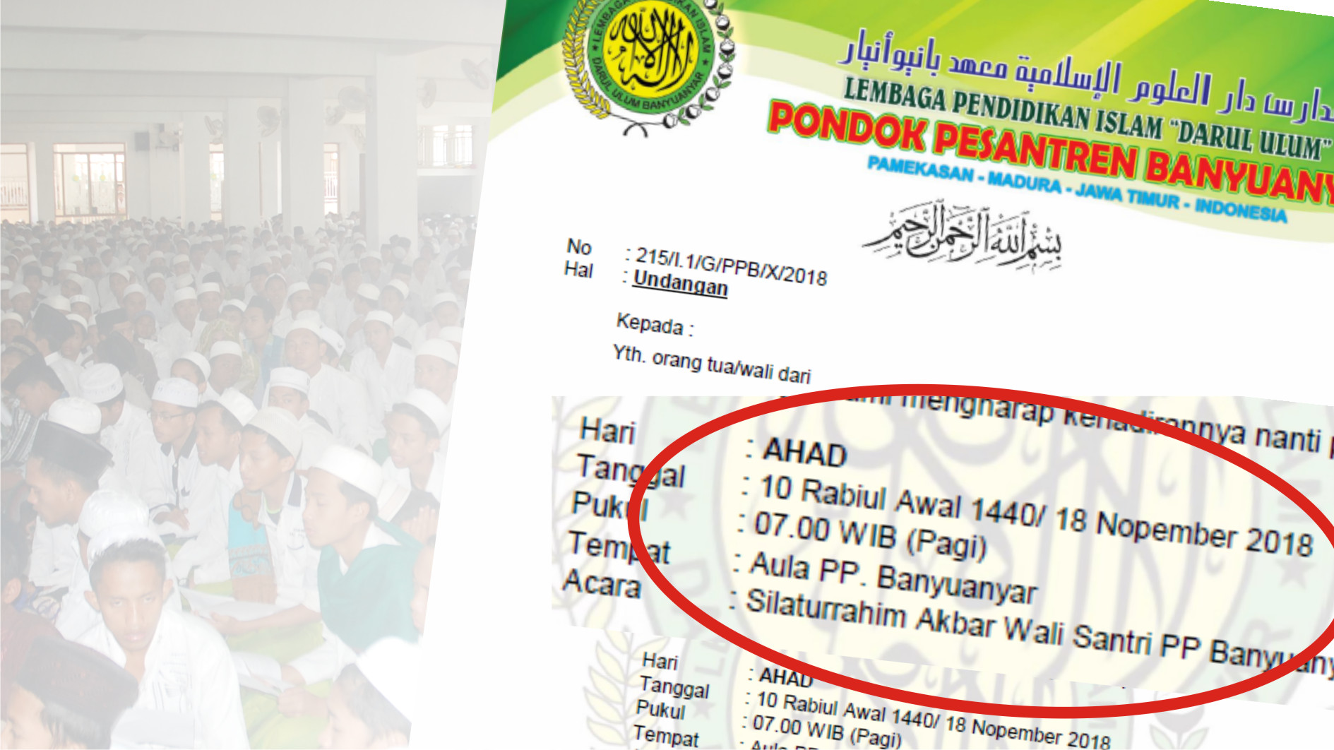 PP Banyuanyar Akan Gelar Pertemuan Wali Santri
