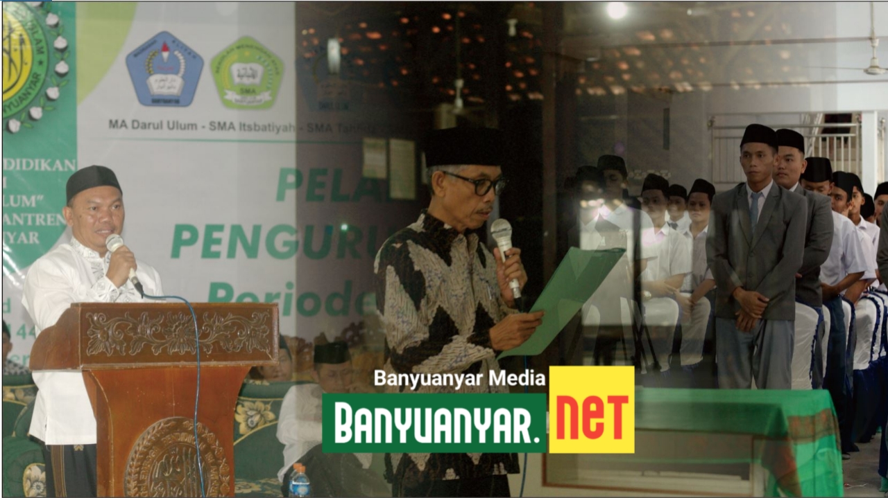 Pengurus LPI Darul Ulum Banyuanyar Lantik Pengurus OSIS dan ISMI Periode 2022-2023