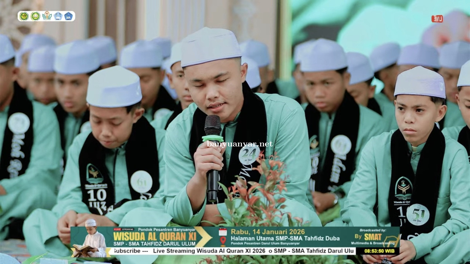 Khidmat, SMP-SMA Tahfidz Darul Ulum Banyuanyar Gelar Wisuda Al-Qur`an XI